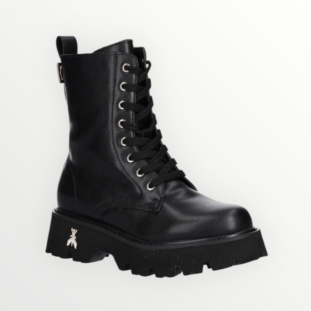 PATRIZIA PEPE - ANFIBIO STRINGATO CON LOGO