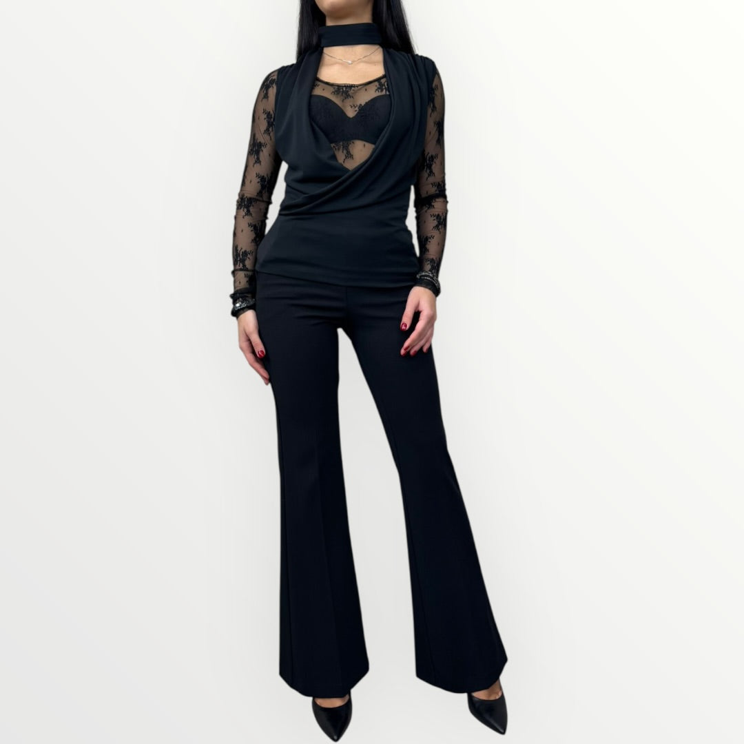 IMPERIAL - TOP CON LACCETTO SUL COLLO