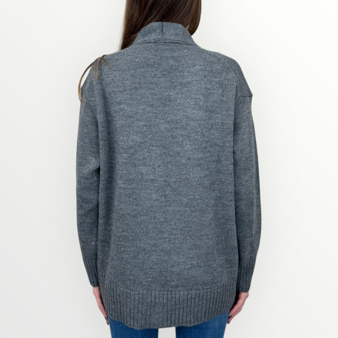 ANGELA DAVIS - CARDIGAN CON BOTTONI E TASCHE