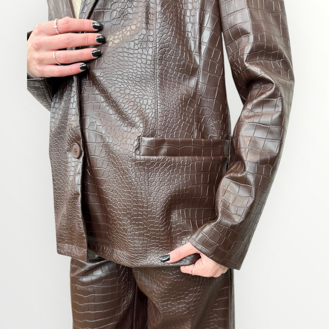 KING KONG - GIACCA STAMPA COCCODRILLO