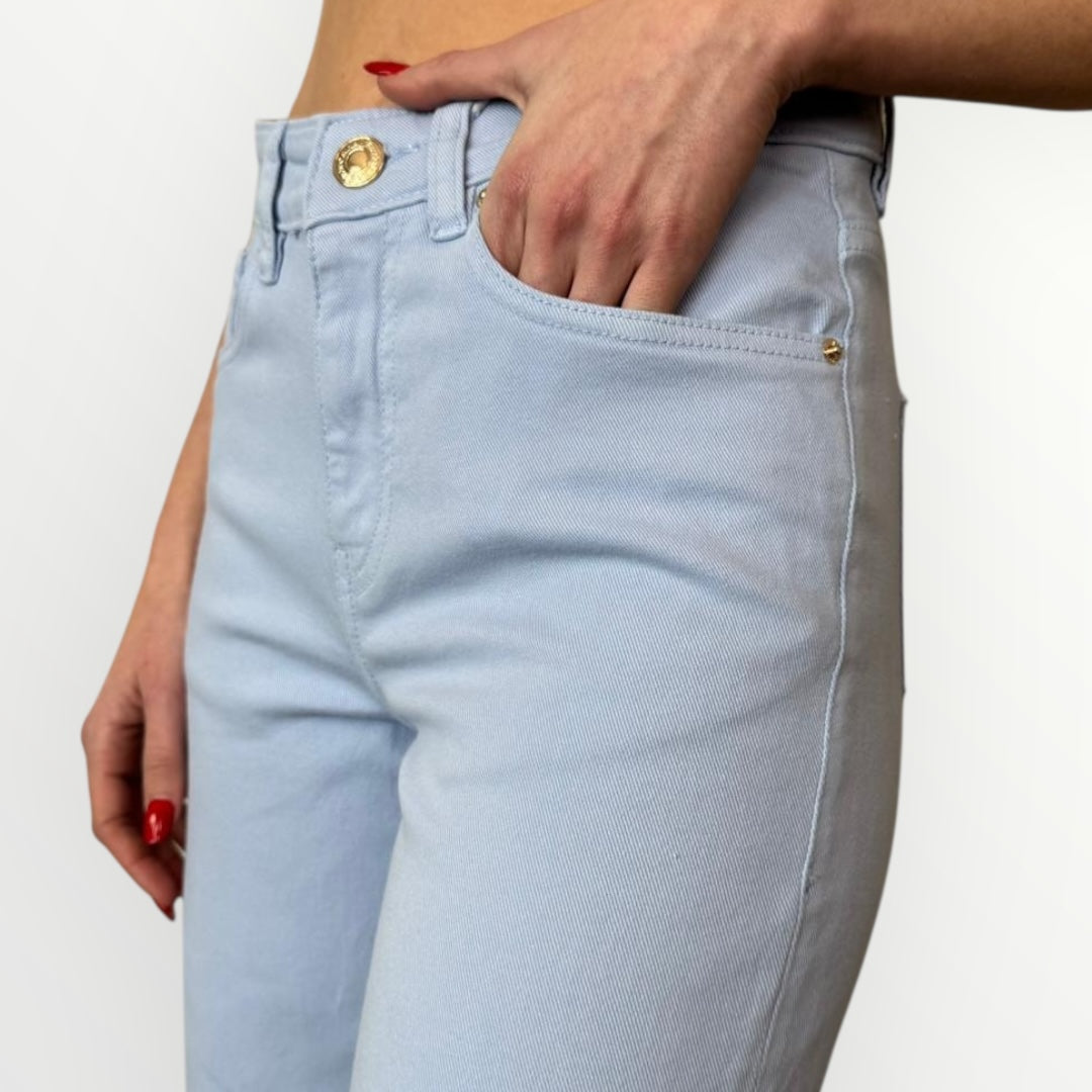 FRACOMINA - JEANS STRETCH A PALAZZO