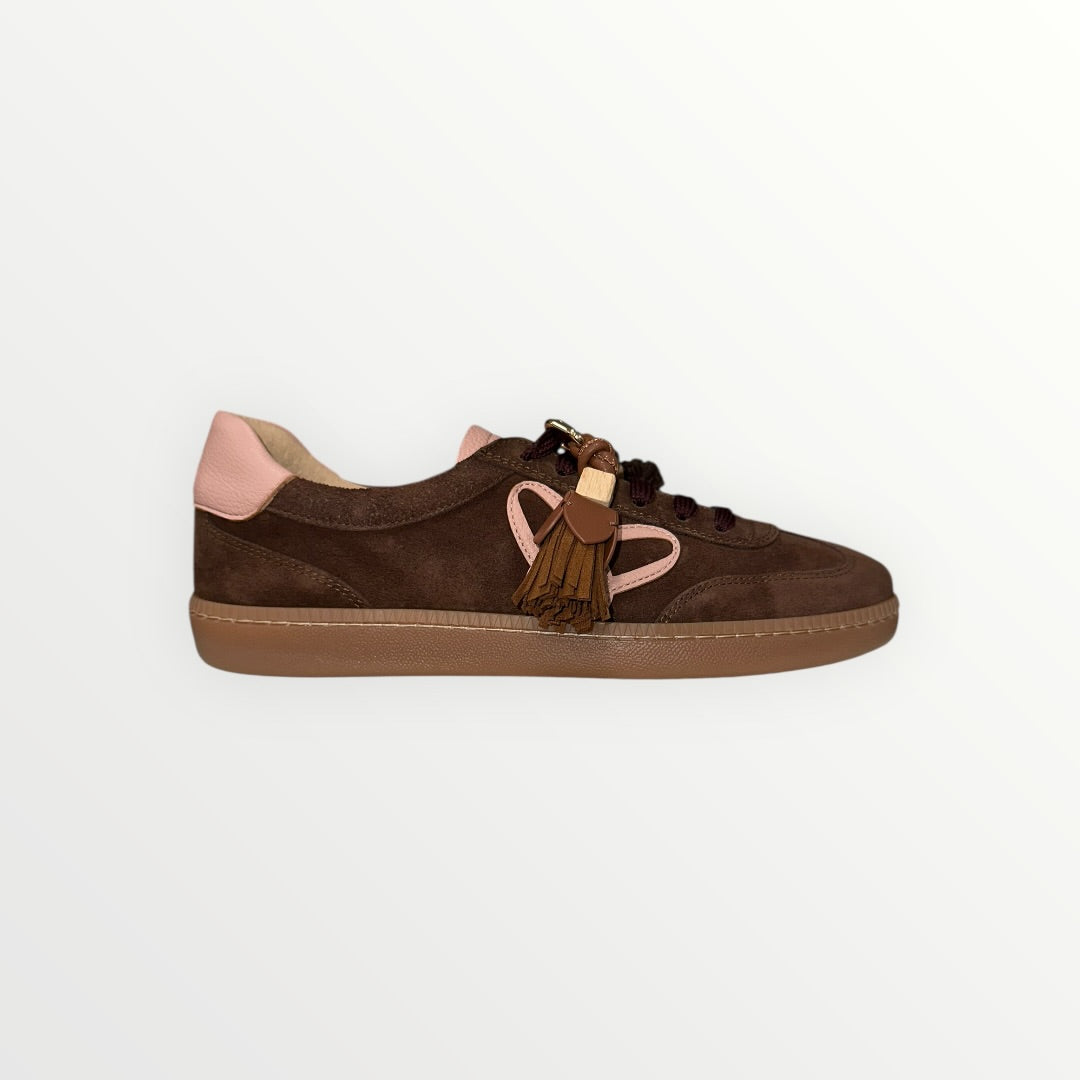OVYE' - SNEAKER SCAMOSCIATA CON CHARMS
