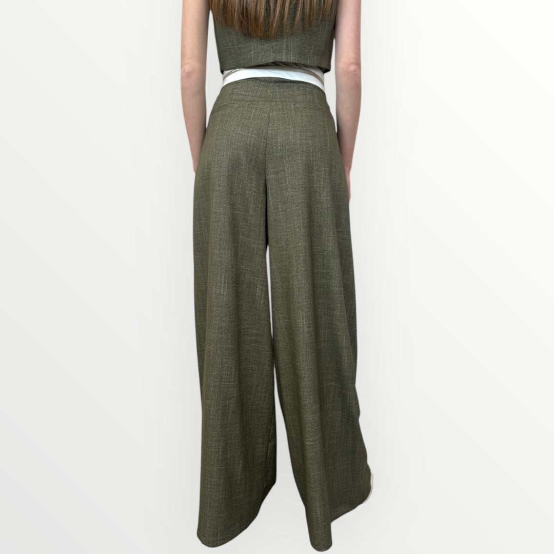 IMPERIAL - PANTALONE CON FASCIA INTRECCIATA