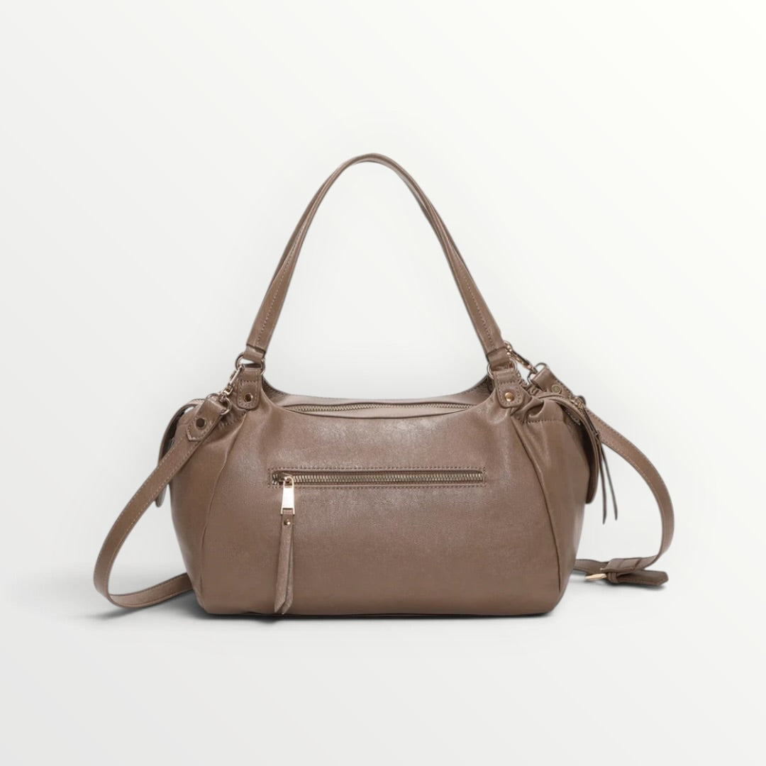 MIMI' MUA' - BORSA A SPALLA CON TASCHINE