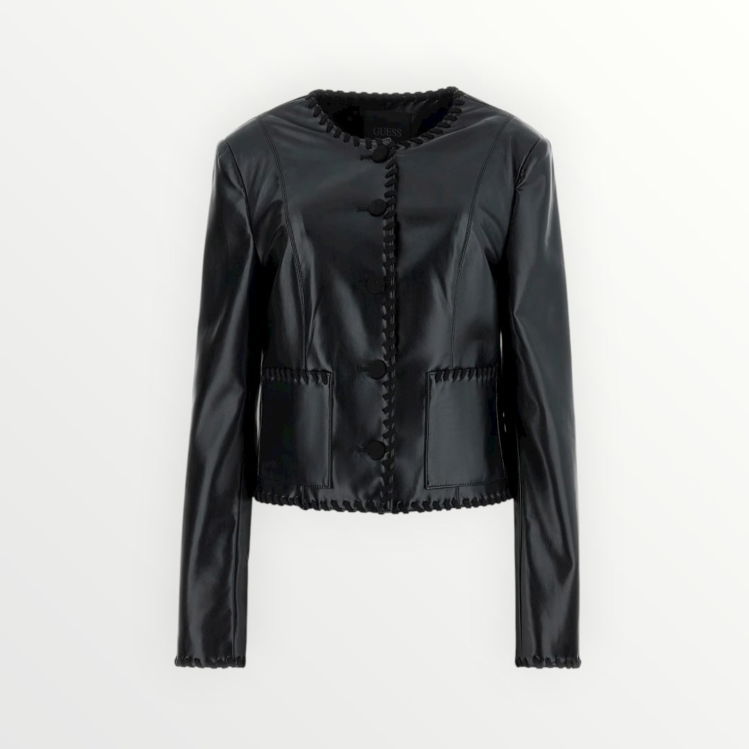 GUESS - GIUBBINO IN SIMILPELLE SAFFIANO