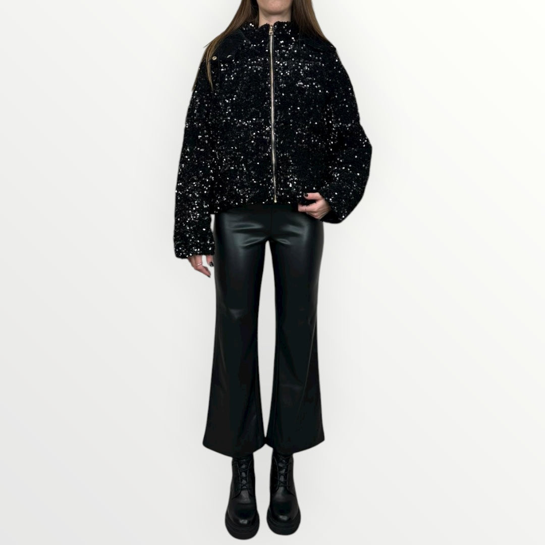 FRACOMINA - GIUBBOTTO CON PAILLETTES