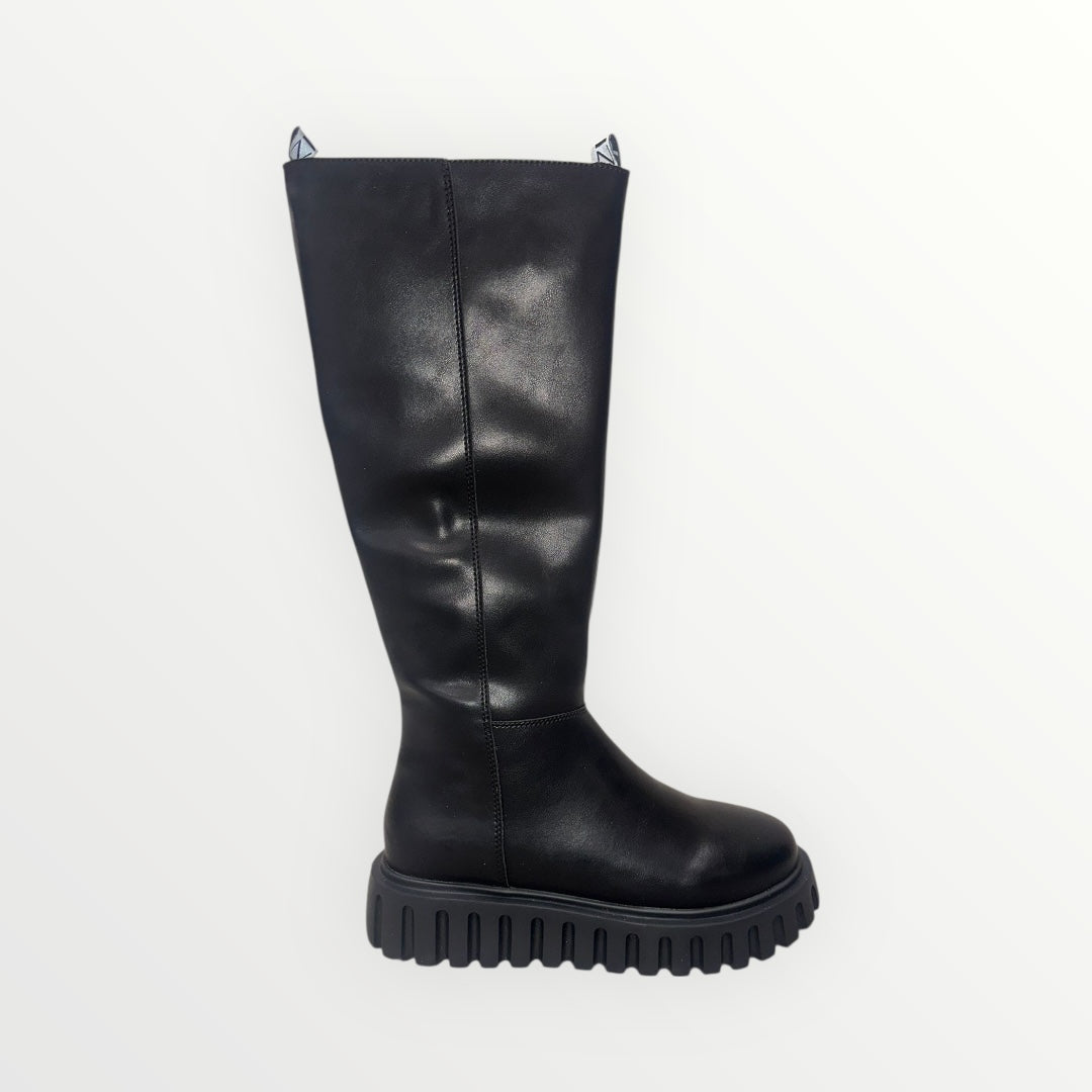 PATRIZIA PEPE - STIVALE ALTO CON FONDO PLATFORM