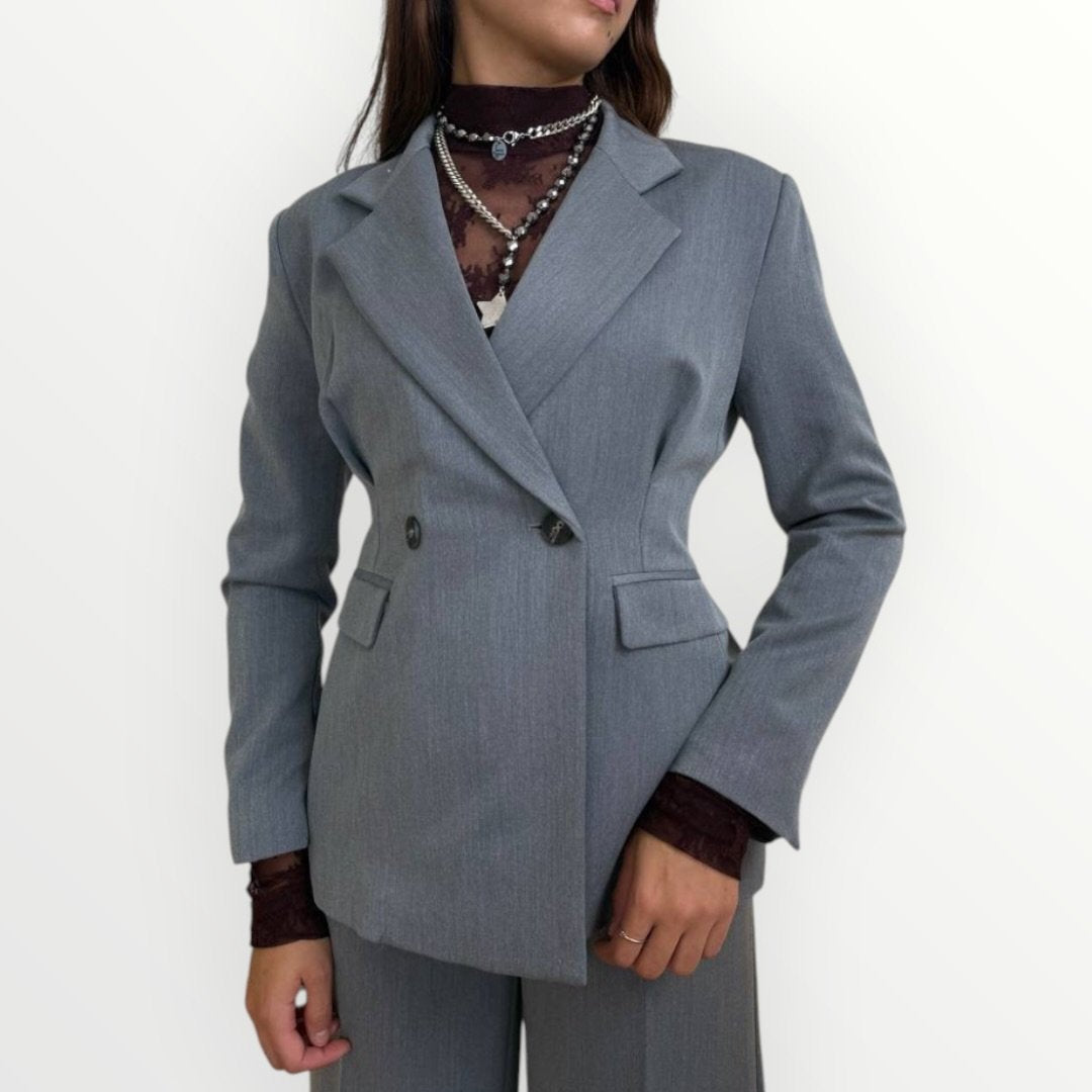 HAVEONE - GIACCA FITTATA DOPPIOPETTO