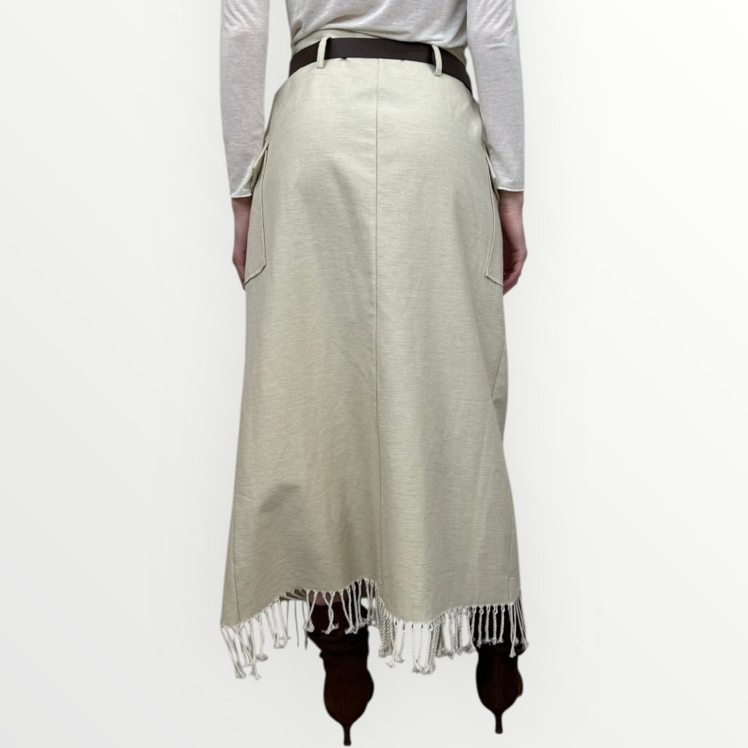 SOUVENIR - GONNA A PORTAFOGLIO CON FRANGE