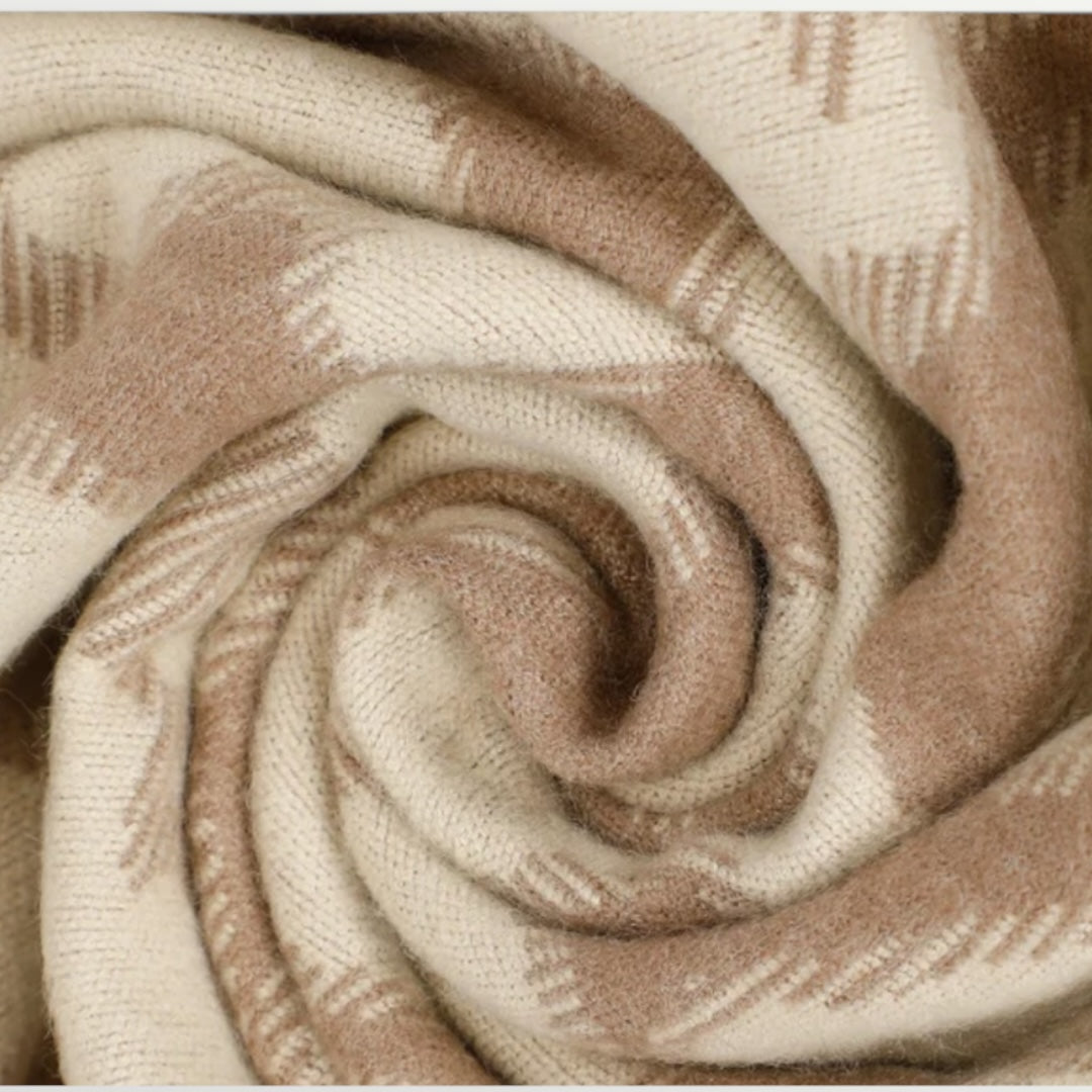 MIMI MUA' - SCIARPA CON MOTIVO LEOPARDATO