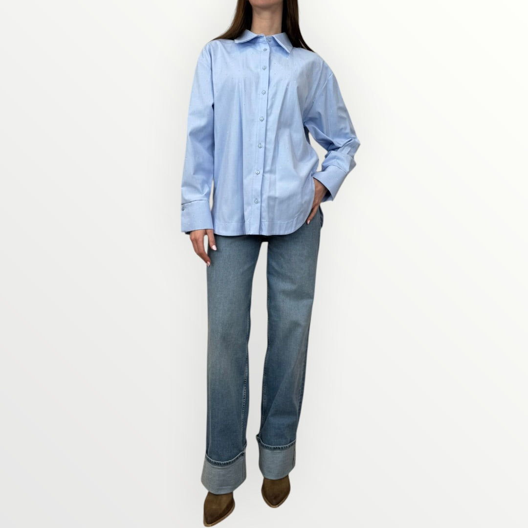 KING KONG - CAMICIA OVER CON PUNTI LUCE
