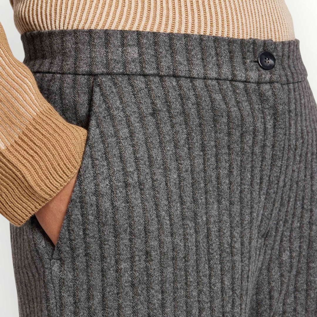 ELENA MIRO' - PANTALONE JACQUARD GESSATI