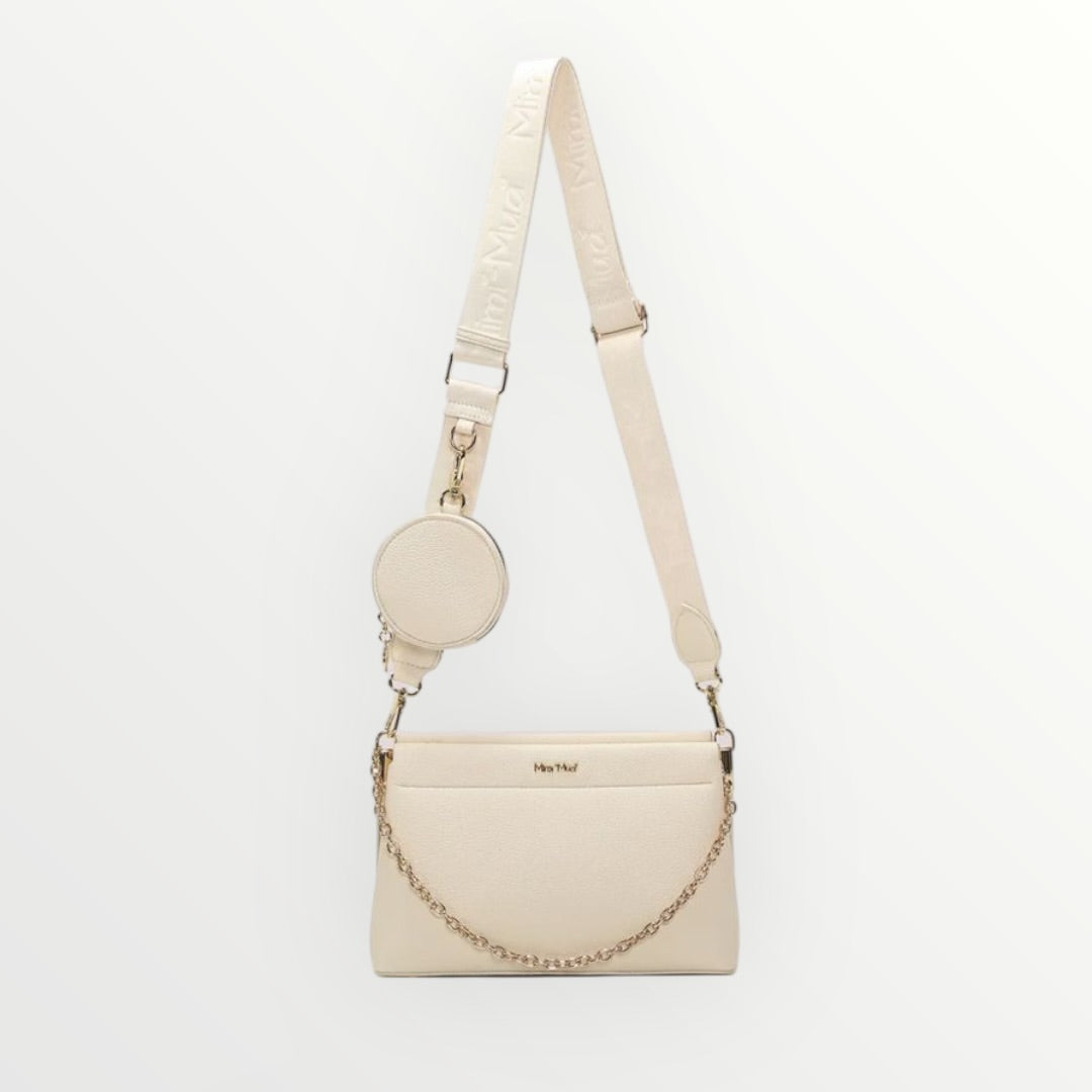 MIMI' MUA' - BORSA A TRACOLLA CON DETTAGLIO APPESO