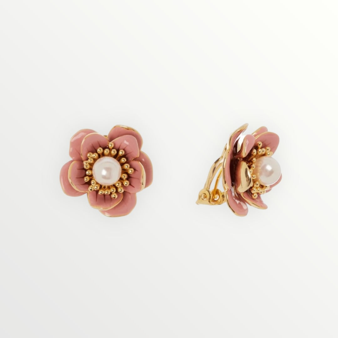 SODINI - ORECCHINI FIORE E PERLA