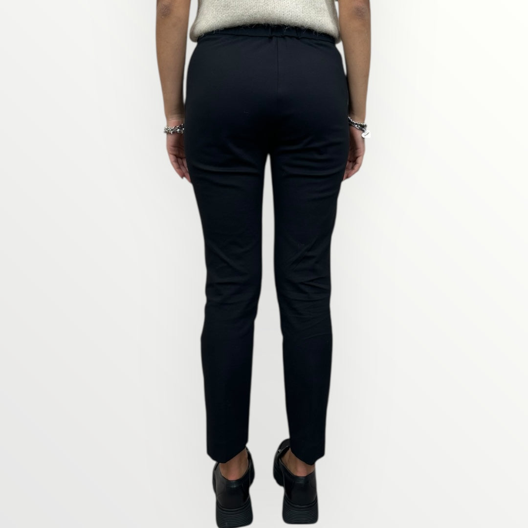 ANGELA DAVIS - PANTALONE STRETCH CON VITA ELASTICA