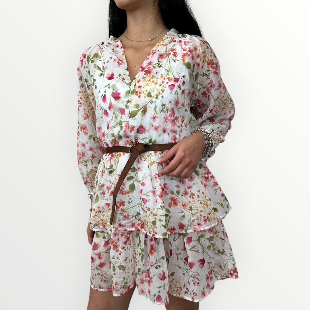 MOTEL - ABITO IN VISCOSA CON FIORELLINI