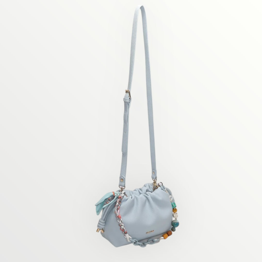 MIMI' MUA' - BORSA A TRACOLLA CON FOULARD