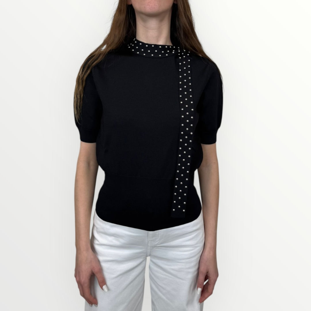 FRACOMINA - MAGLIA CON SCIARPINA