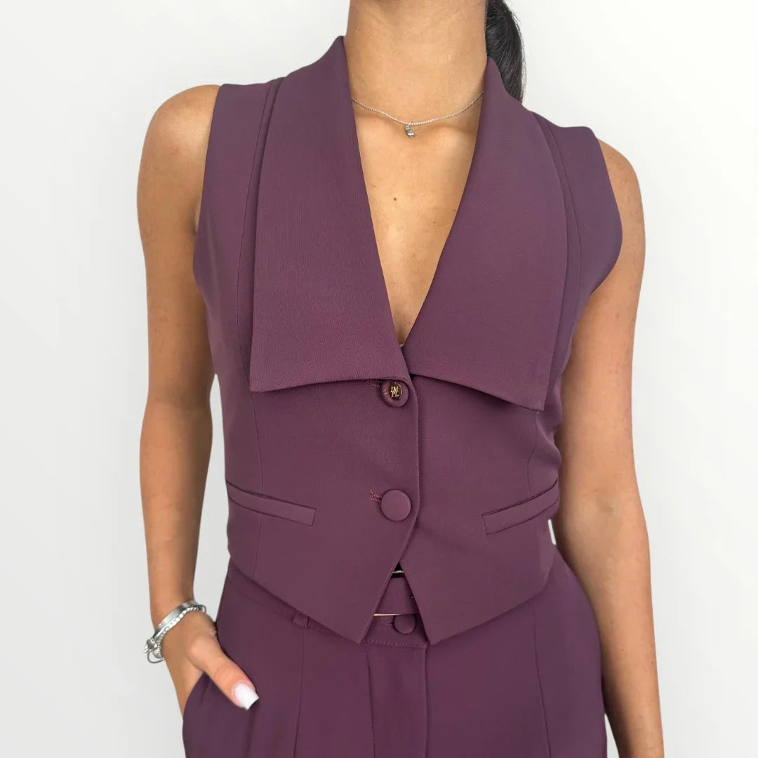 IMPERIAL - GILET CON REVER AMPIO