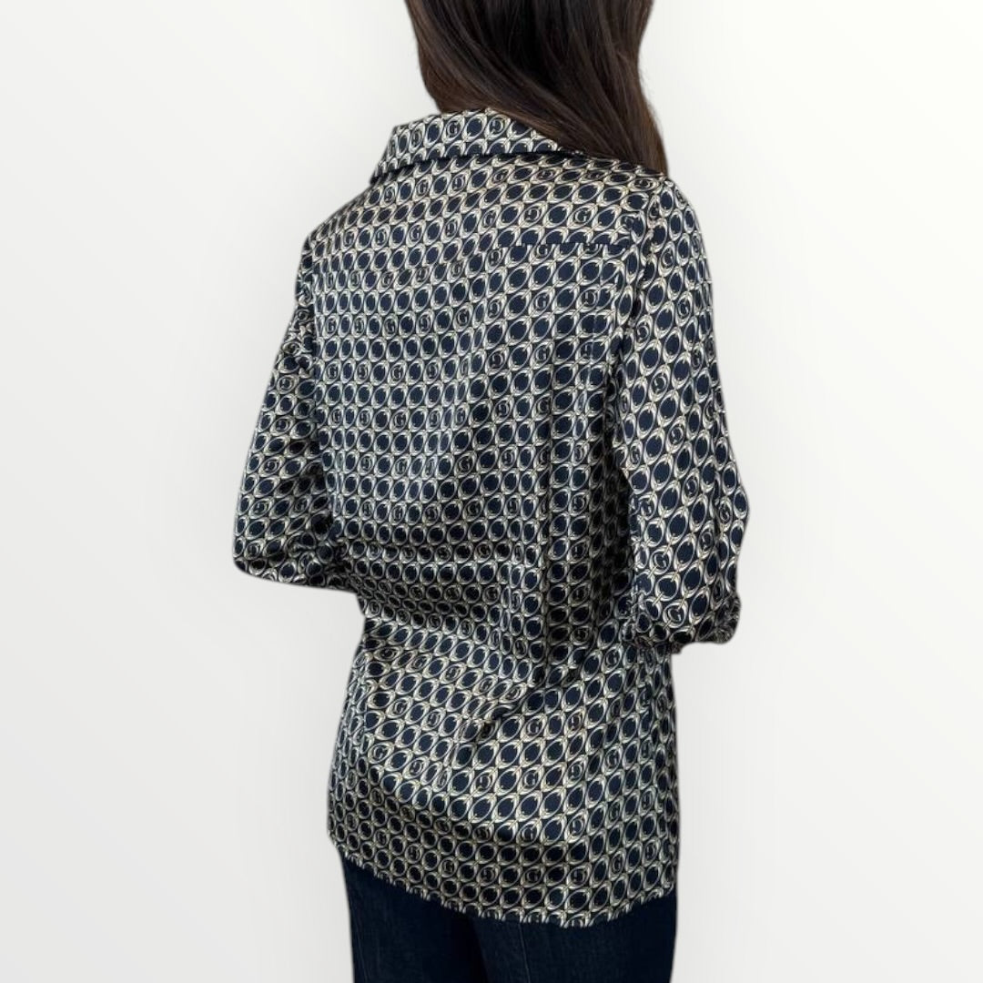 GUESS - CAMICIA IN FANTASIA GEOMETRICA