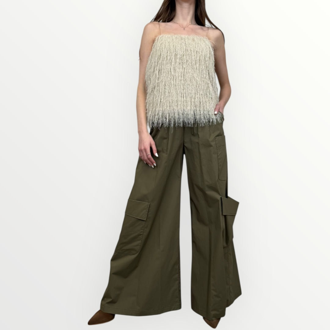 SOUVENIR - TOP CON FRANGE