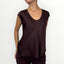 IMPERIAL - TOP IN RASO SMANICATO