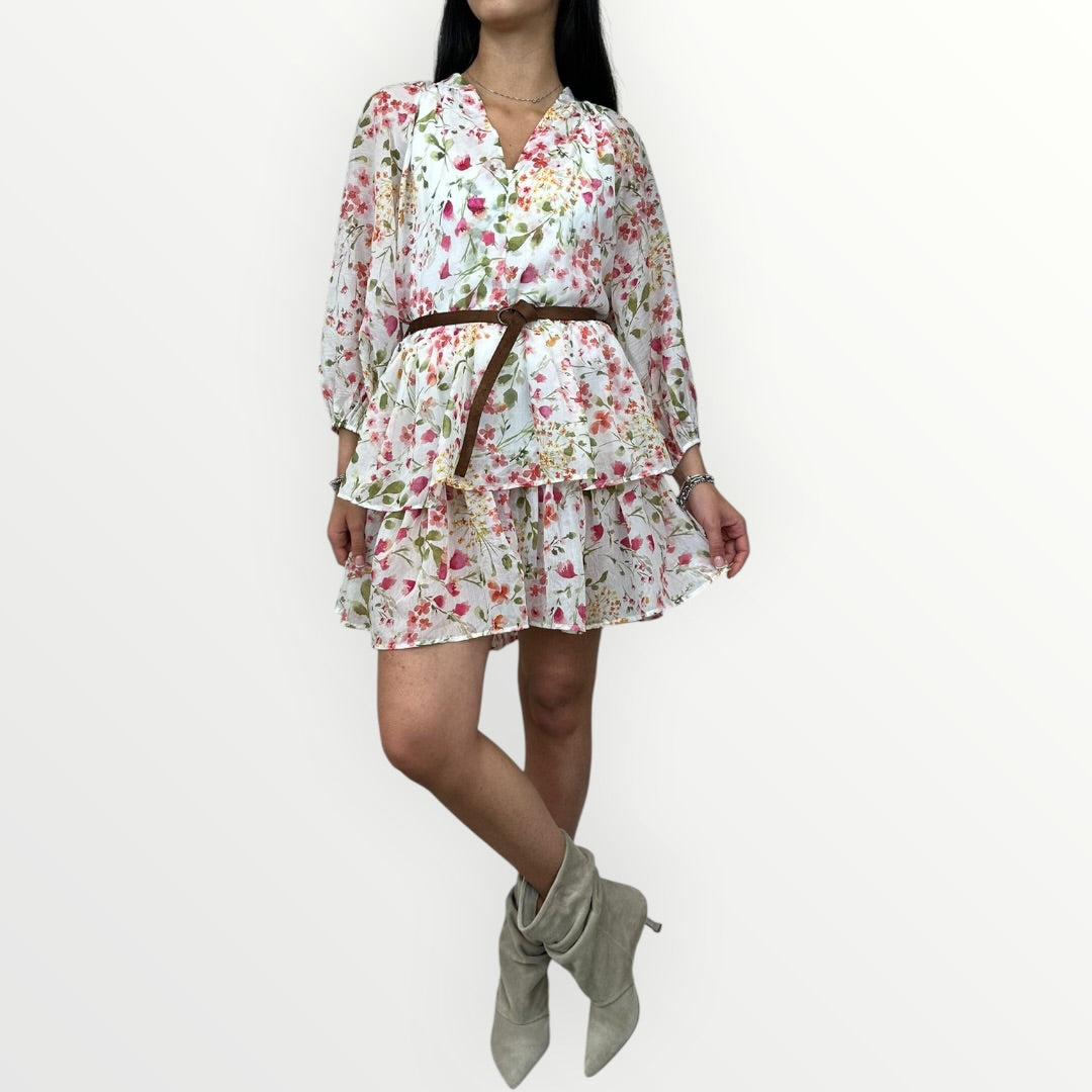 MOTEL - ABITO IN VISCOSA CON FIORELLINI