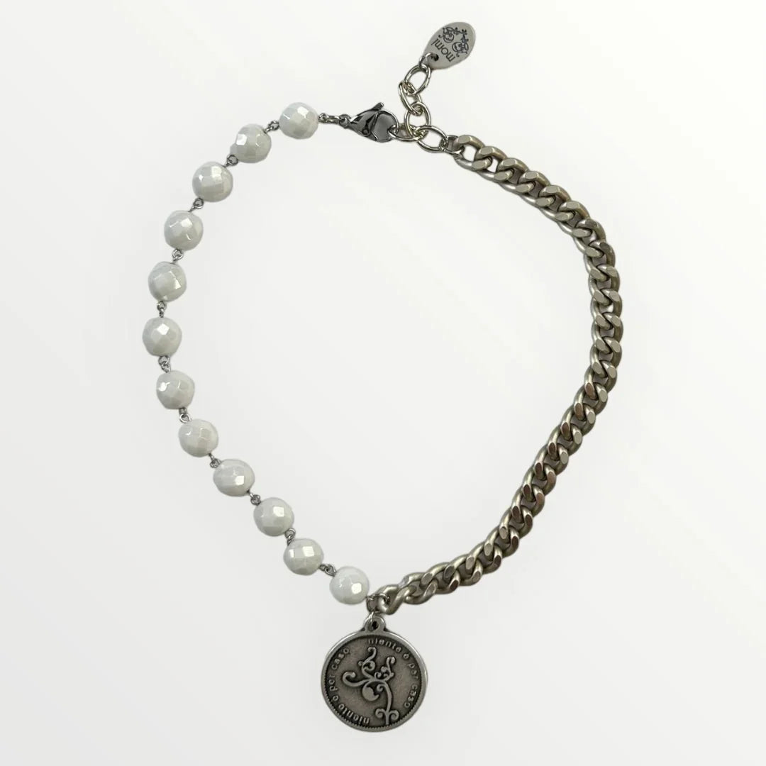 MOMI - FRANCESCA SHORT MEDAL NECKLACE
