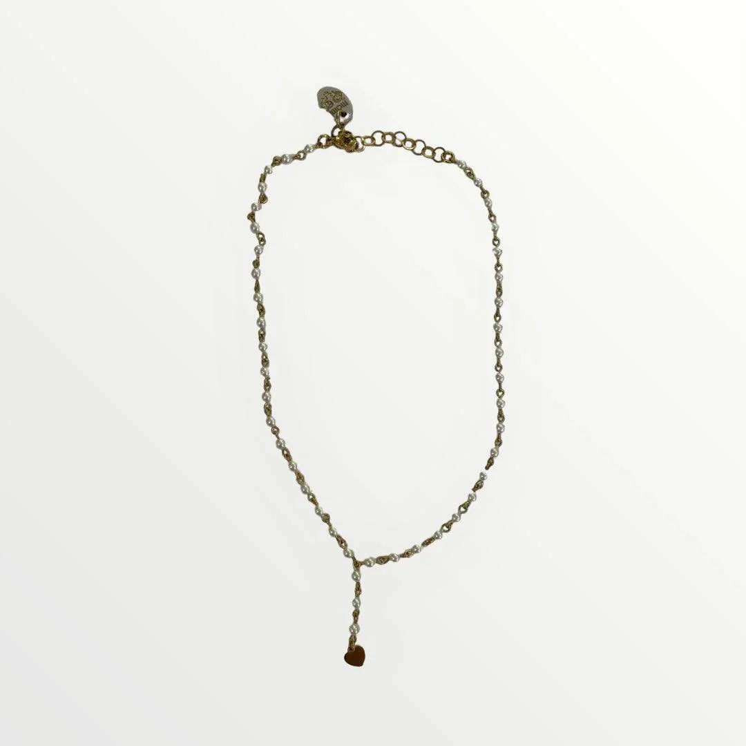 MOMI - COLLANA ROSARIO CORTO CUORE - LOFT.73