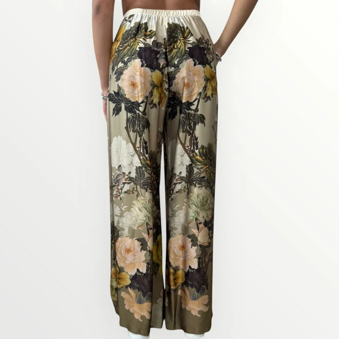 IMPERIAL - PANTALONE A FANTASIA FLOREALE