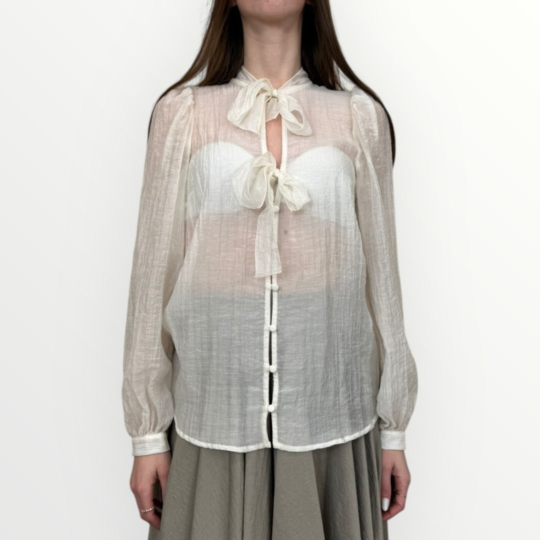 FERRONE - CAMICIA CON FIOCCHETTI