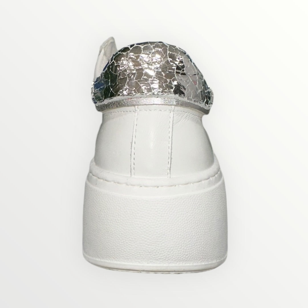 DIVINE FOLLIE - SNEAKER PROFILI METALLIZZATI