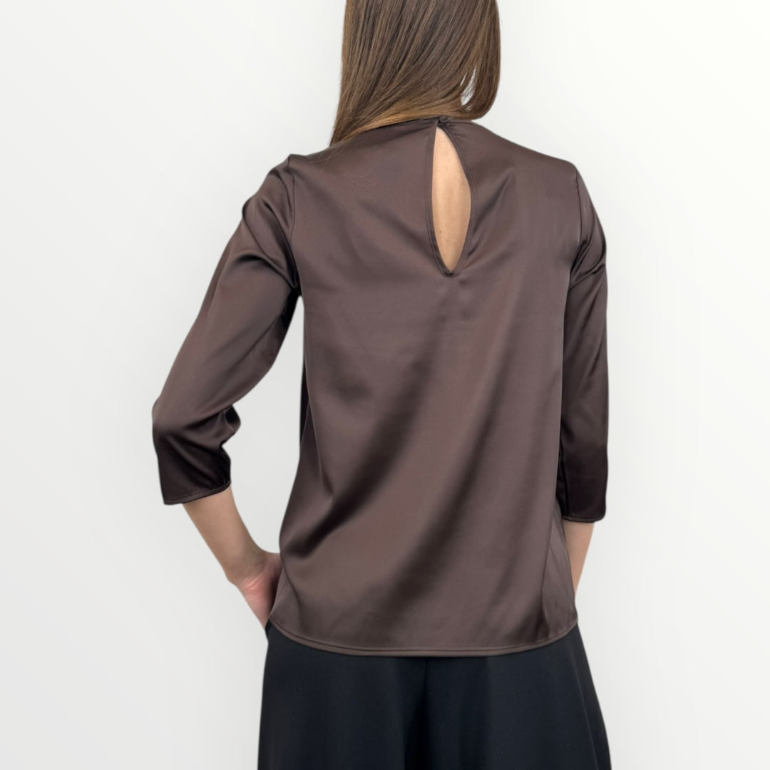 IMPERIAL - BLUSA MORBIDA A MANICHE LUNGHE