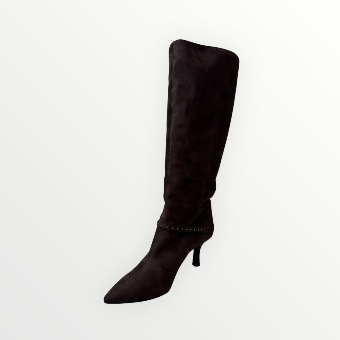 DIVINE FOLLIE - STIVALE ALTO SCAMOSCIATO