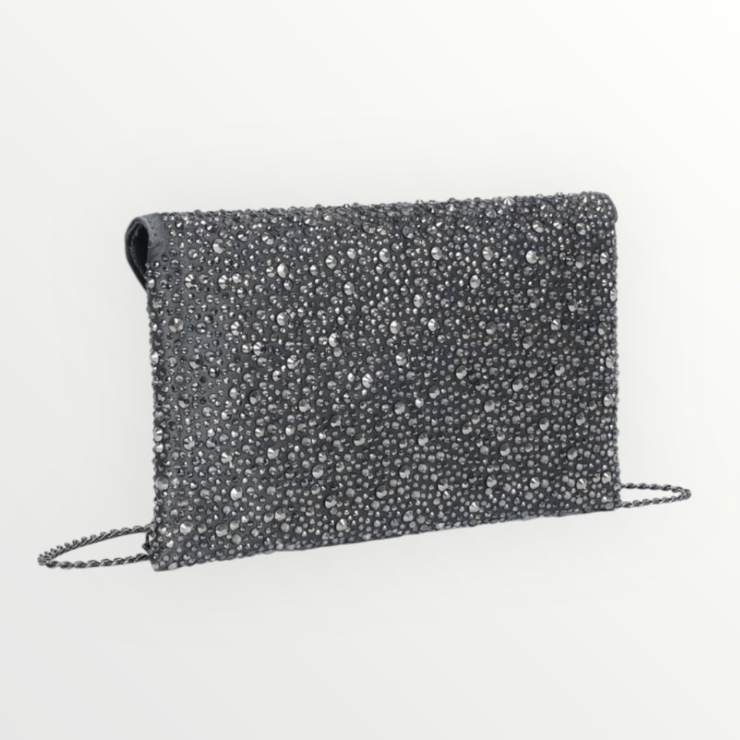 MIMI MUA' - BORSA POCHETTE CON STRASS
