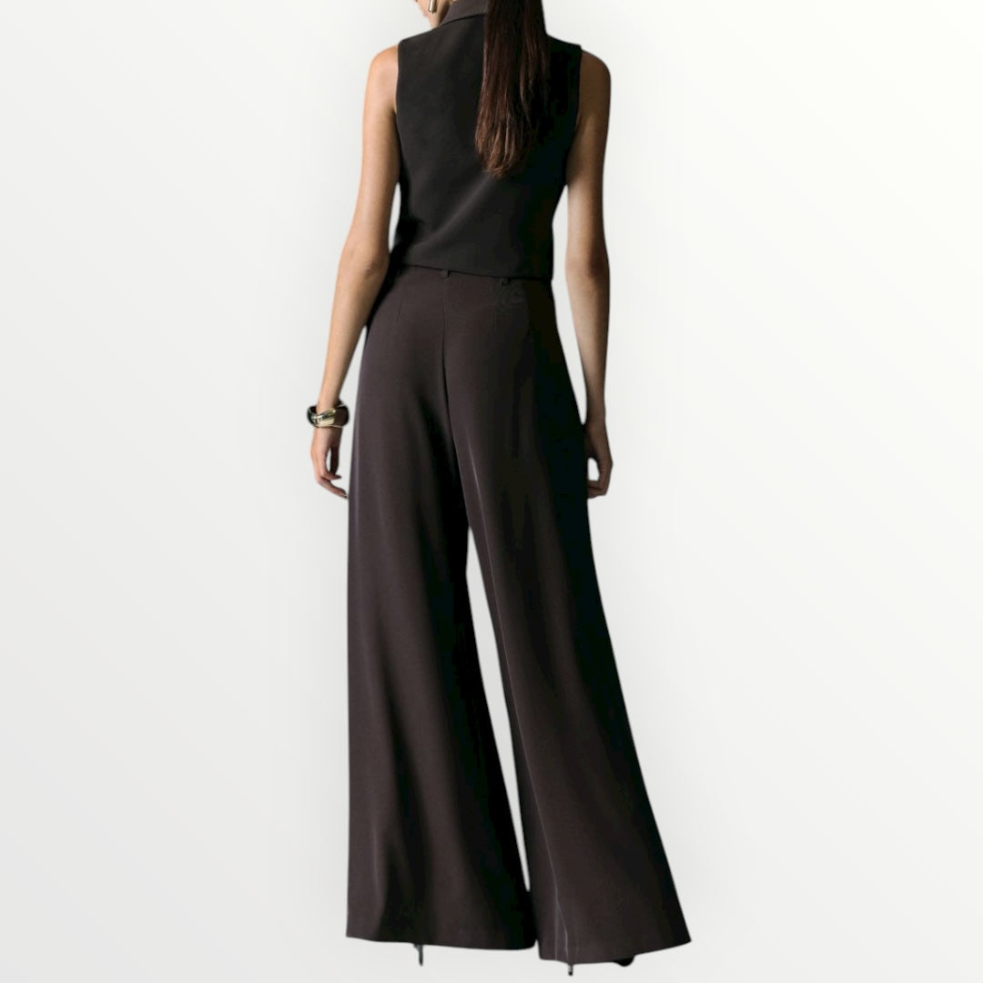 IMPERIAL - PANTALONE A PALAZZO CON PINCE