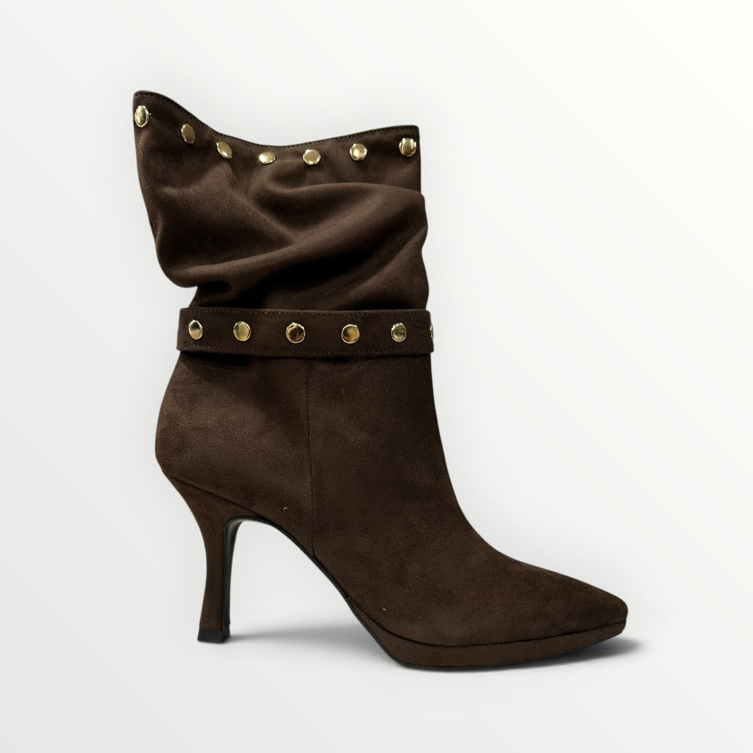 DIVINE FOLLIE - STIVALETTO MORBIDO CON BORCHIE