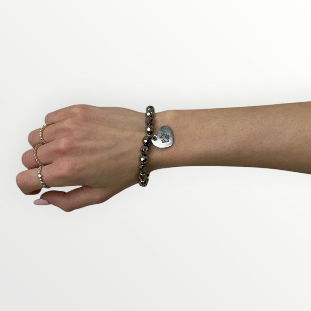 MOMI - BRACCIALE ZAFFIRO CUORE