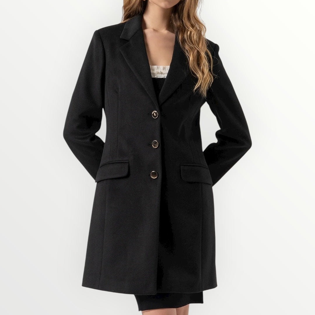 FRACOMINA - CAPPOTTO SLIM MONOPETTO