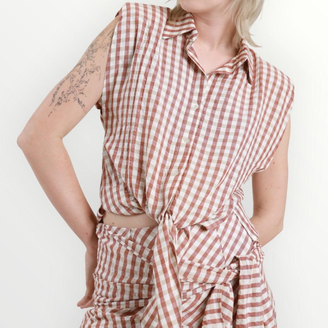SUSY MIX - CAMICIA IN CHECK SMANICATA