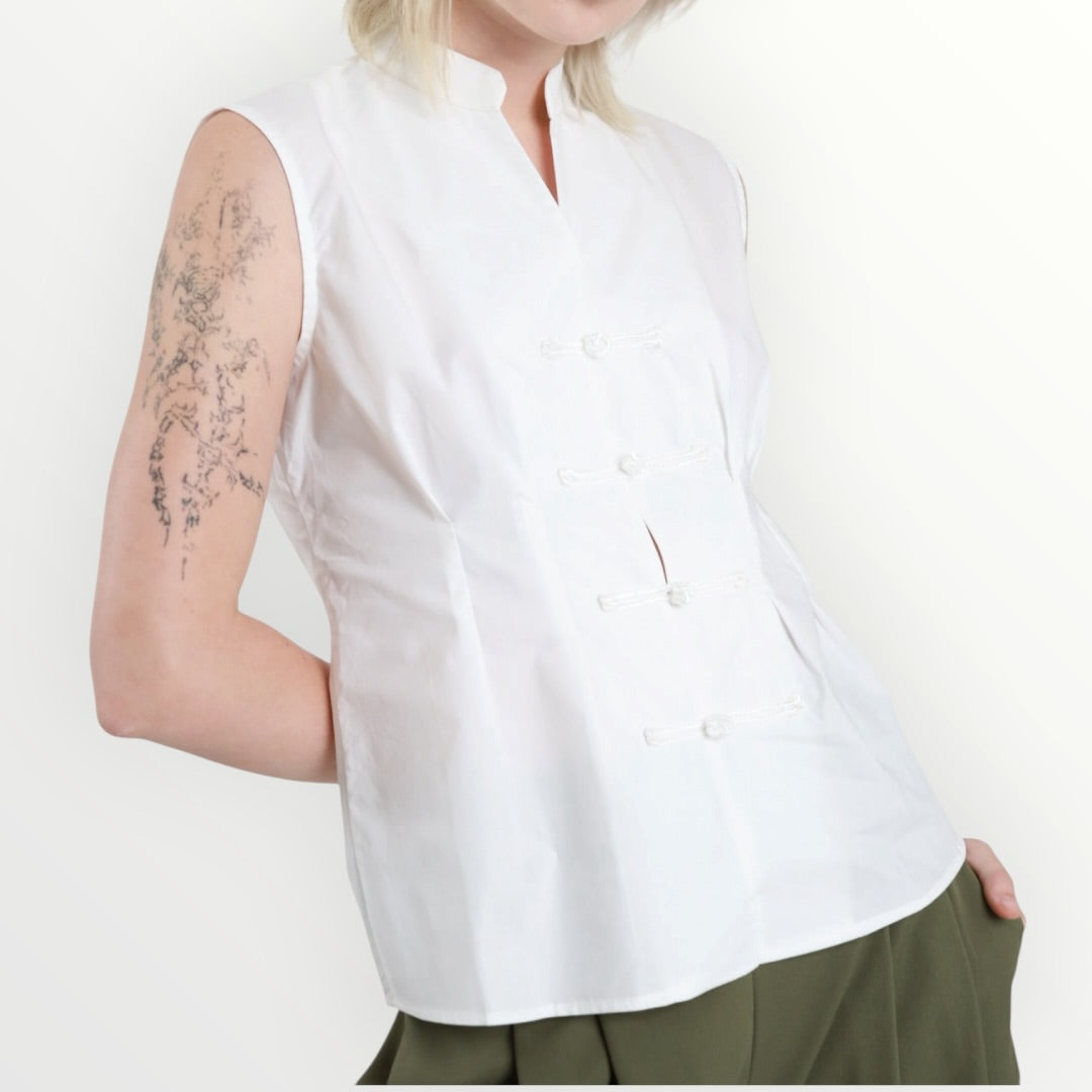 SUSY MIX - CAMICIA SMANICATA CON ALAMARI