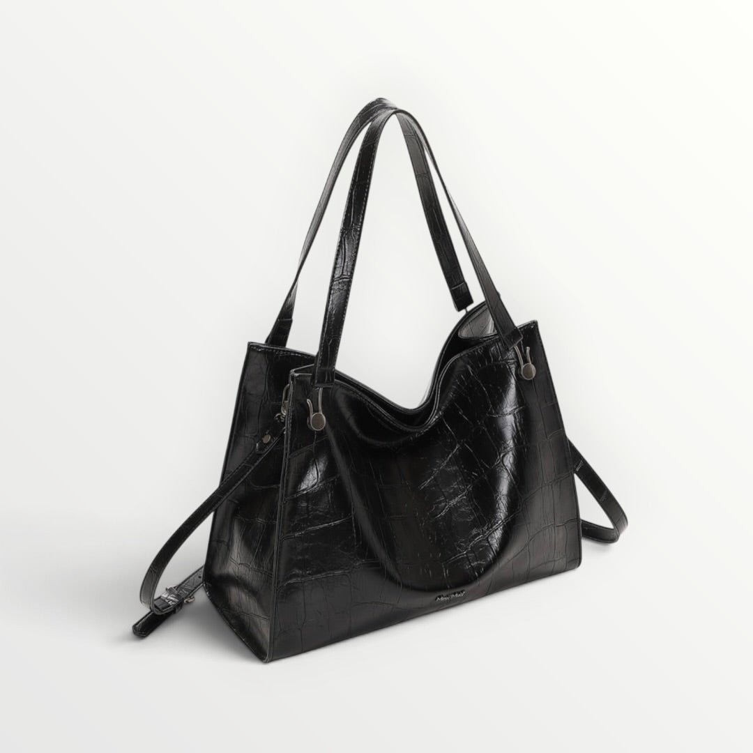 MIMI' MUA' - BORSA SHOPPER EFFETTO COCCO