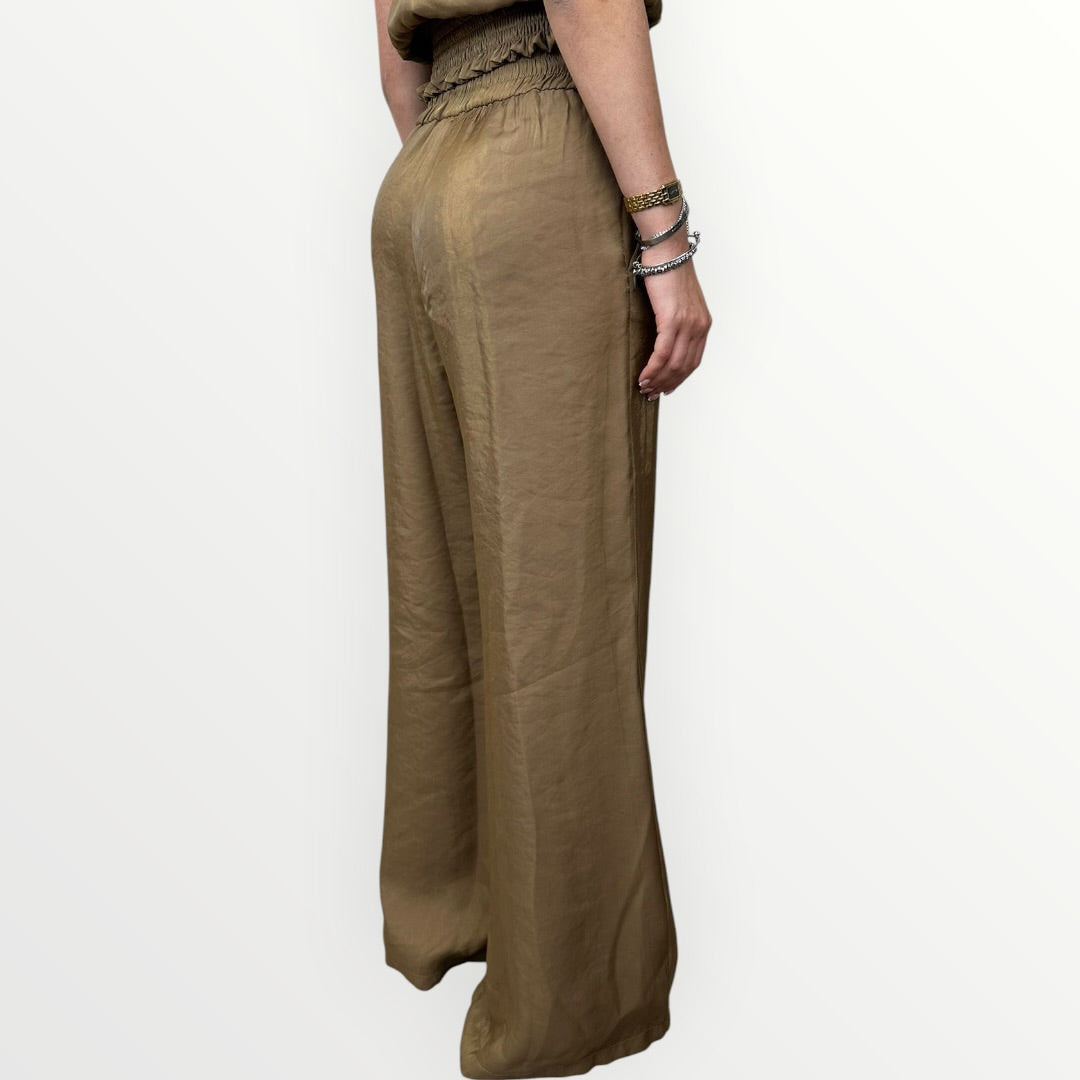 MOTEL - PANTALONE A PALAZZO FLUIDO