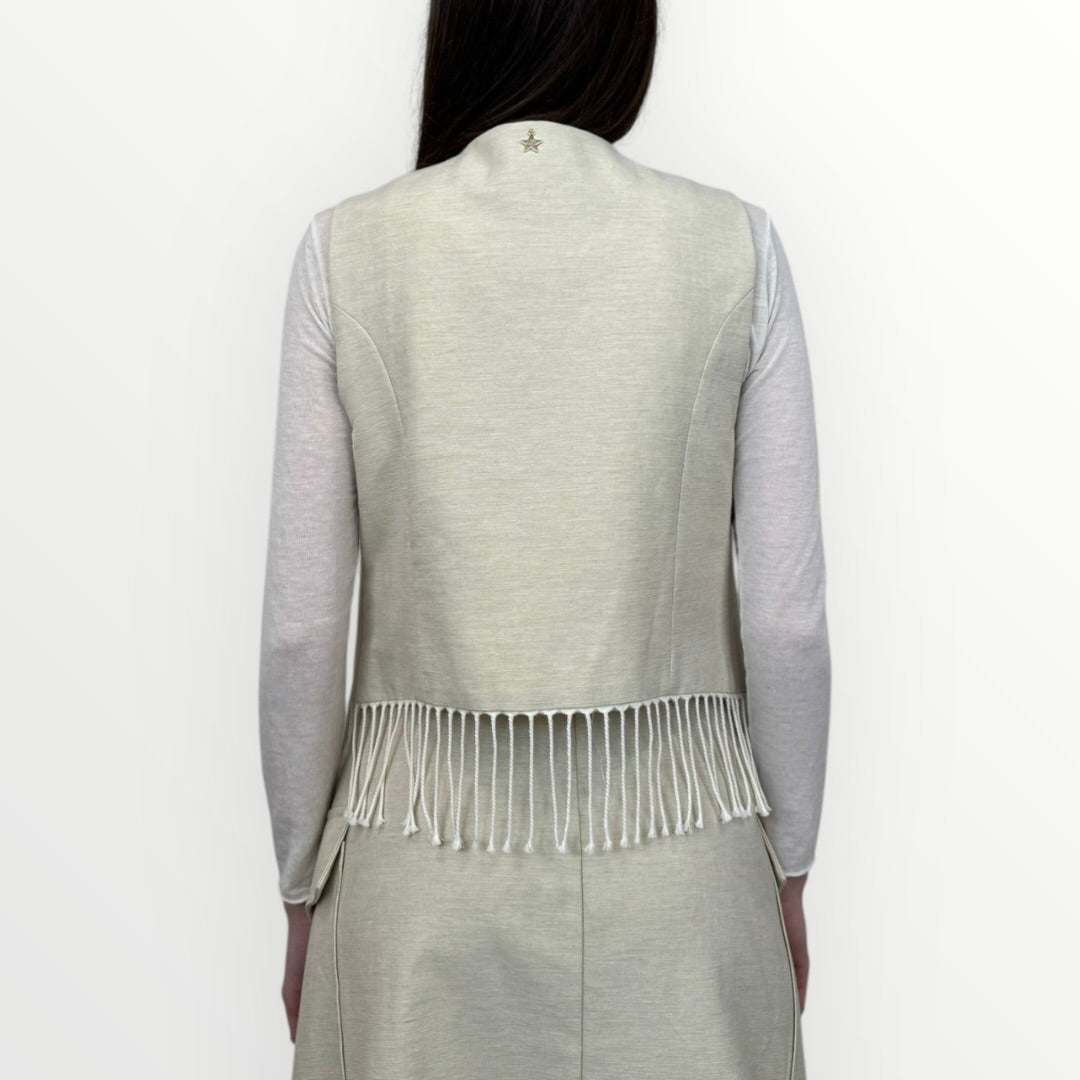 SOUVENIR - GILET CON FRANGE