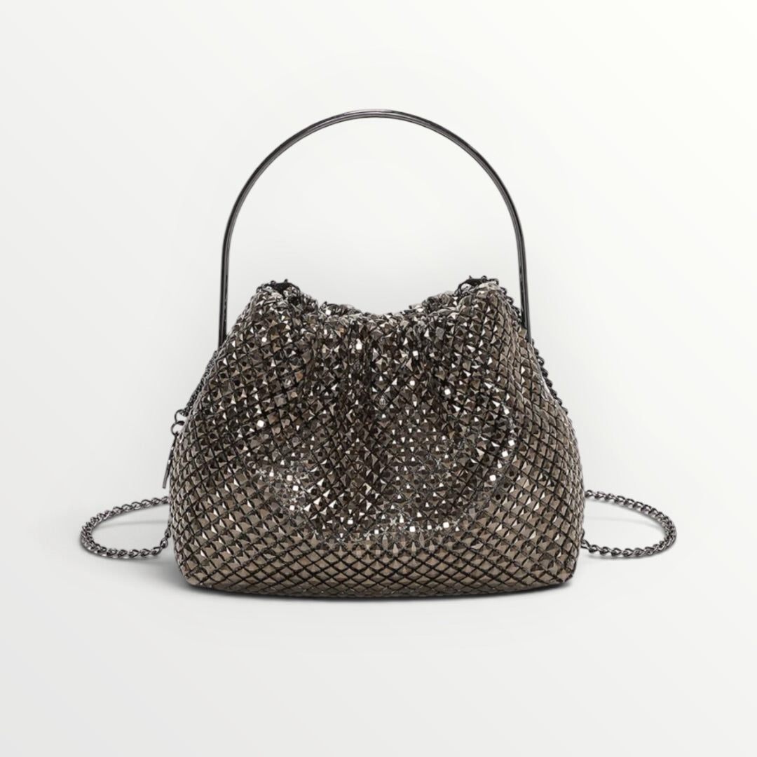 MIMI' MUA' - BORSA MORBIDA CON STRASS