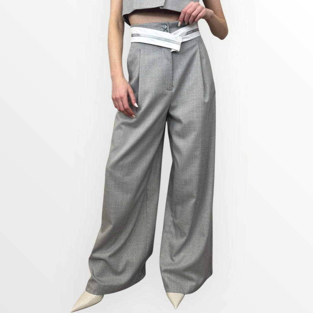 IMPERIAL - PANTALONE CON FASCIA INTRECCIATA