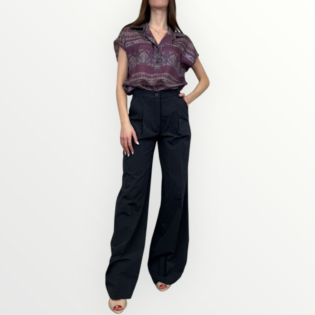 FERRONE - CAMICIA SMANICATA IN SETA