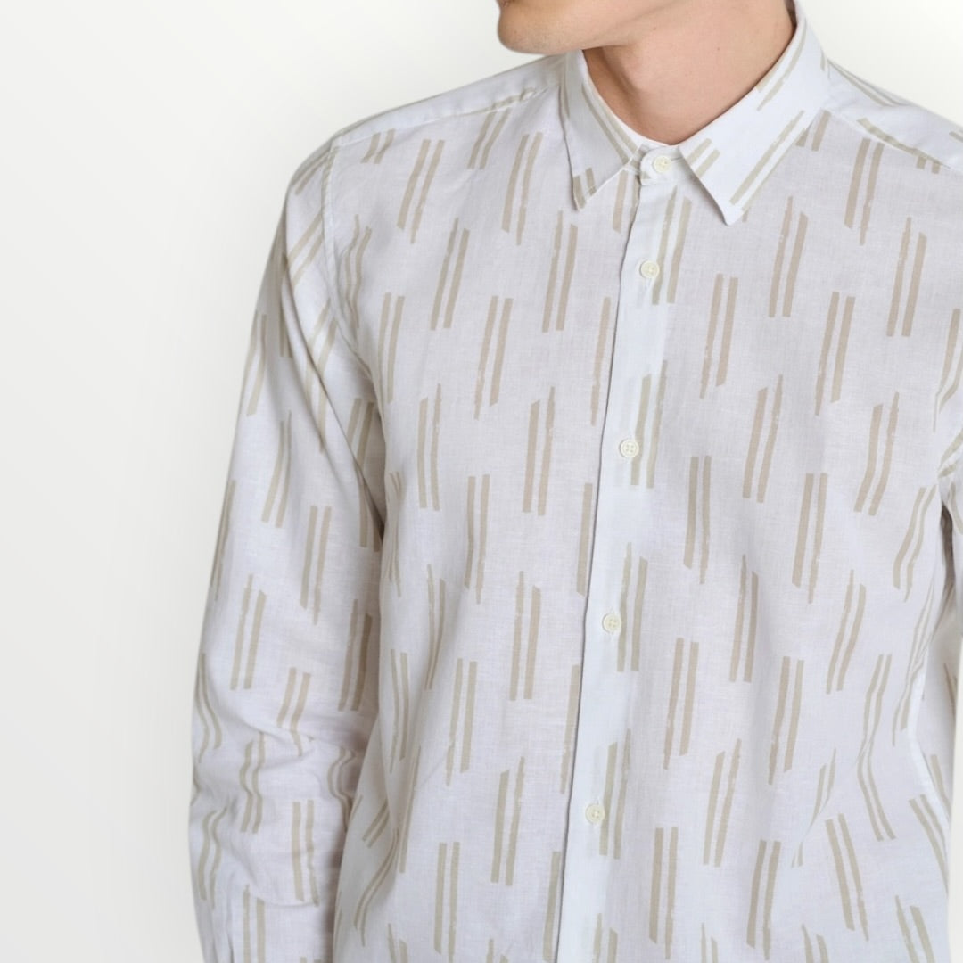 ANTONY MORATO - CAMICIA IN LINO A FANTASIA