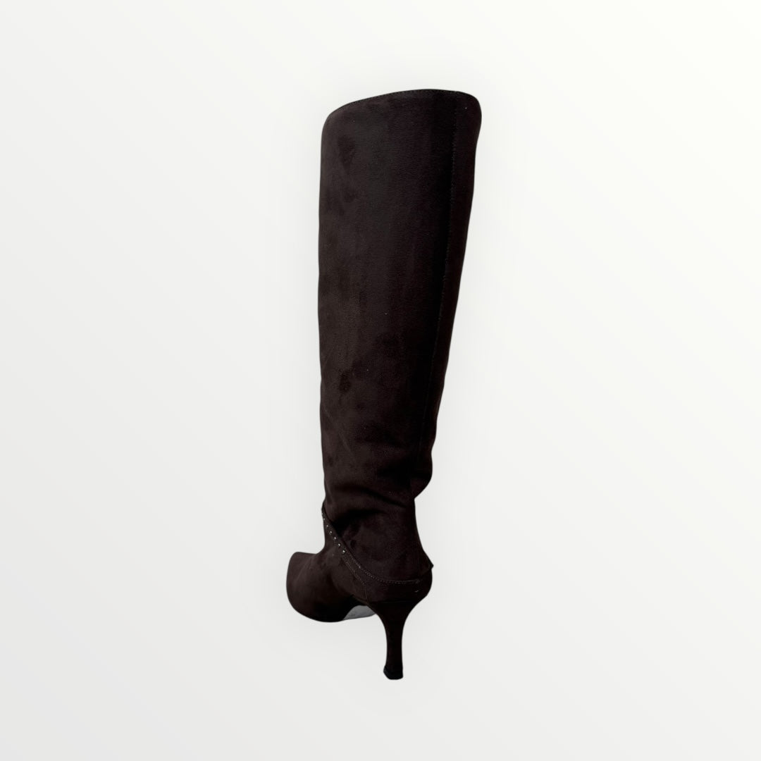 DIVINE FOLLIE - STIVALE ALTO SCAMOSCIATO