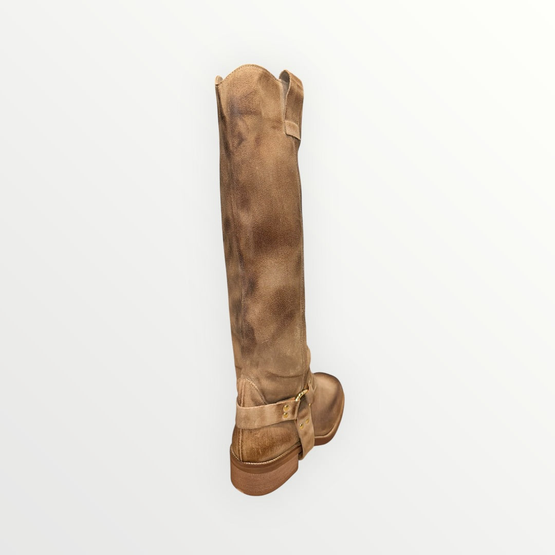 DIVINE FOLLIE - STIVALE FRYE SCAMOSCIATO